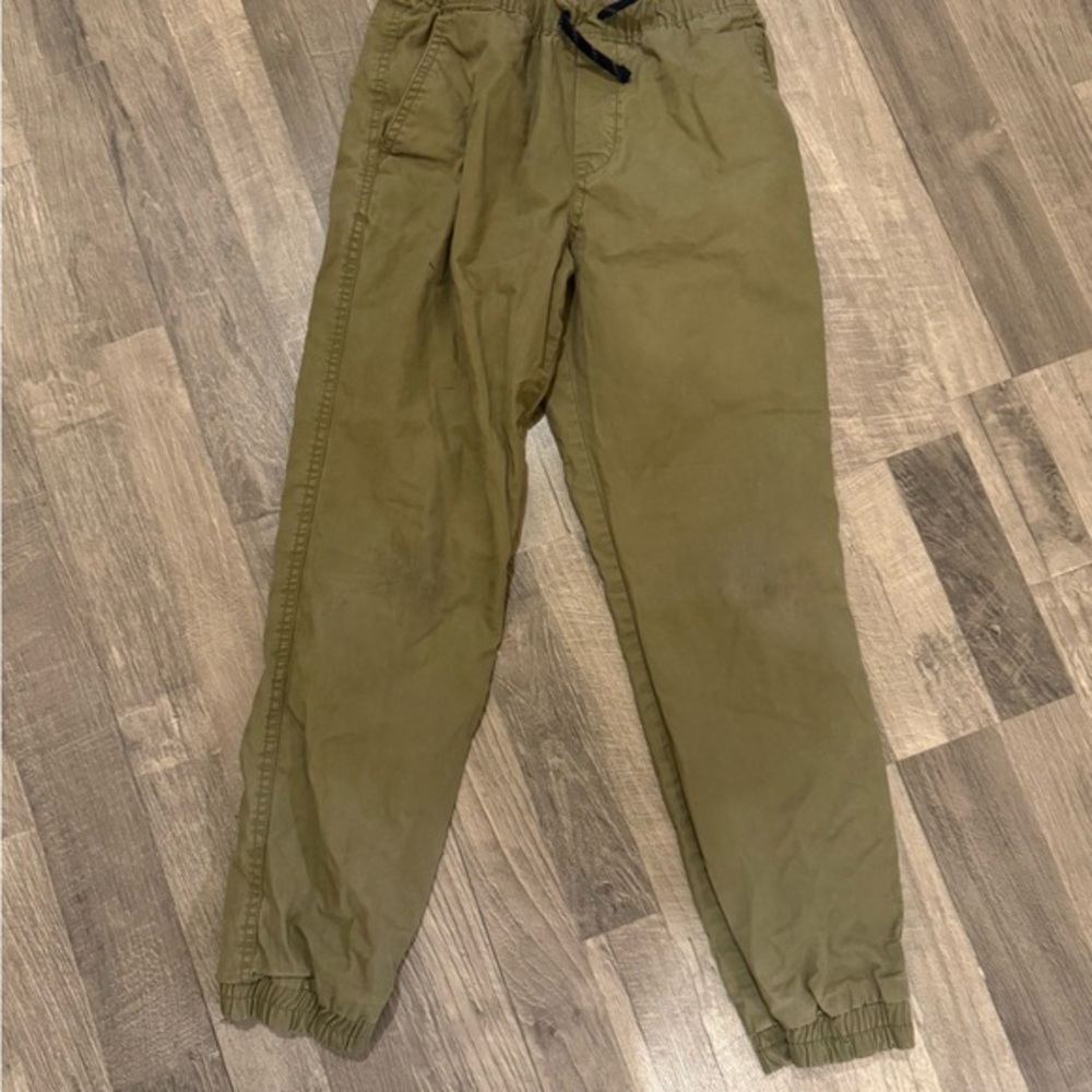 Boys Polo by Ralph Lauren Green Jogger Sweatpants with Elastic Cuffs